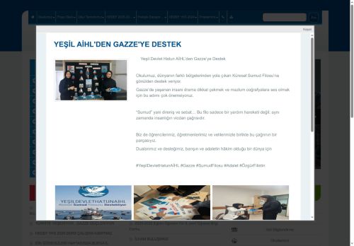 BURSA / YILDIRIM - Yeşil Devlet Hatun Anadolu İmam Hatip Lisesi