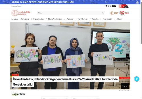 MEB ADANA ÖLÇME DEĞERLENDİRME MERKEZİ MÜDÜRLÜĞÜ