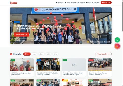 Ana Sayfa - Harezmi Eğitim Modeli