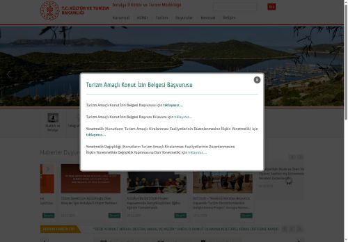 Antalya İl Kültür ve Turizm Müdürlüğü - T.C. Kültür ve Turizm Bakanlığı