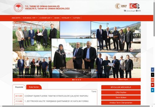 Antalya İl Tarım ve Orman Müdürlüğü