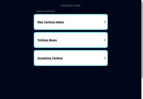 maynet.com - Haber spor,haberler Kaynaklar ve Bilgiler.