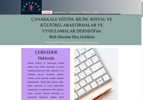 ÇANAKKALE EĞİTİM BİLİM SOSYAL VE KÜLTÜREL ARAŞTIRMALAR VE UYGULAMALAR DERNEĞİ | ÇANAKKALE