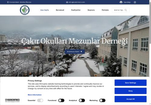 Ana Sayfa | Çakır Okulları Mezunlar Derneği