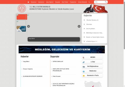 ADANA / SEYHAN - Yeşilevler Mesleki ve Teknik Anadolu Lisesi