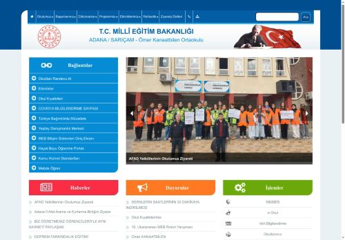 ADANA / SARIÇAM - Ömer Kanaatbilen Ortaokulu