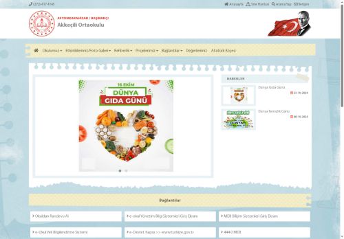 AFYONKARAHİSAR / BAŞMAKÇI - Akkeçili Ortaokulu