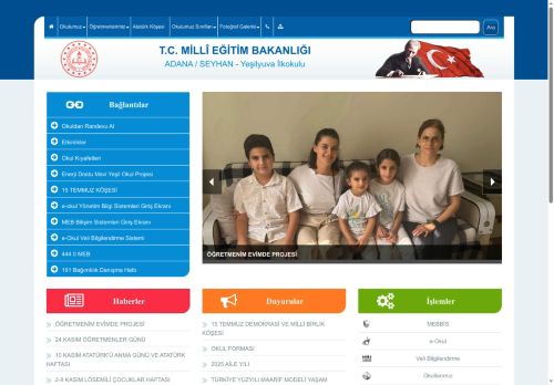 ADANA / SEYHAN - Yeşilyuva İlkokulu