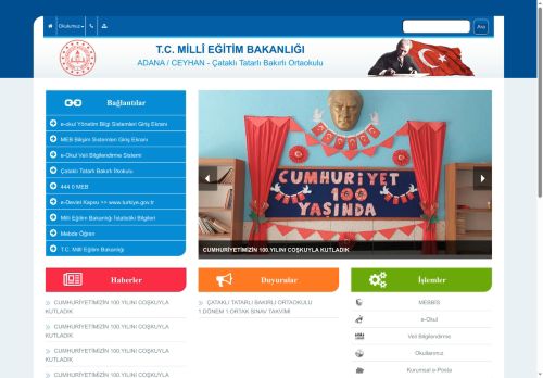 ADANA / CEYHAN - Çataklı Tatarlı Bakırlı Ortaokulu