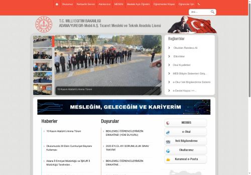 ADANA / YÜREĞİR - Mobil A.Ş. Ticaret Mesleki ve Teknik Anadolu Lisesi