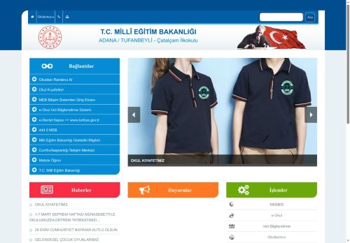 ADANA / TUFANBEYLİ - Çatalçam İlkokulu