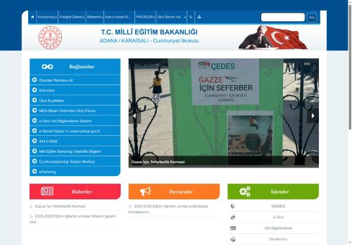 ADANA / KARAİSALI - Cumhuriyet İlkokulu