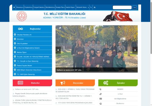 ADANA / YÜREĞİR - 75.Yıl Anadolu Lisesi