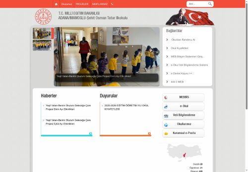 ADANA / İMAMOĞLU - Şehit Osman Tatar İlkokulu