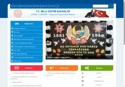 ADANA / YÜREĞİR - Yakapınar Peyami Safa İlkokulu