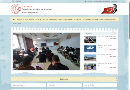 ADANA / SEYHAN - Ömer Faruk Karabucak Anadolu İmam Hatip Lisesi