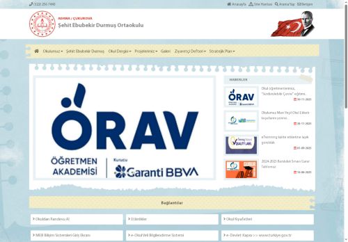 ADANA / ÇUKUROVA - Şehit Ebubekir Durmuş Ortaokulu