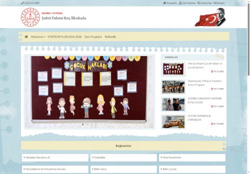ADANA / CEYHAN - Şehit Fehmi Koç İlkokulu