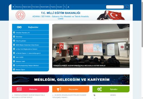 ADANA / SEYHAN - Sabancı Kız Mesleki ve Teknik Anadolu Lisesi