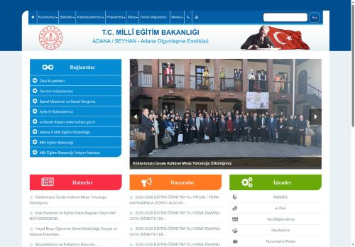 ADANA / SEYHAN - Adana Olgunlaşma Enstitüsü