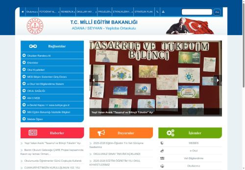 ADANA / SEYHAN - Yeşiloba Ortaokulu