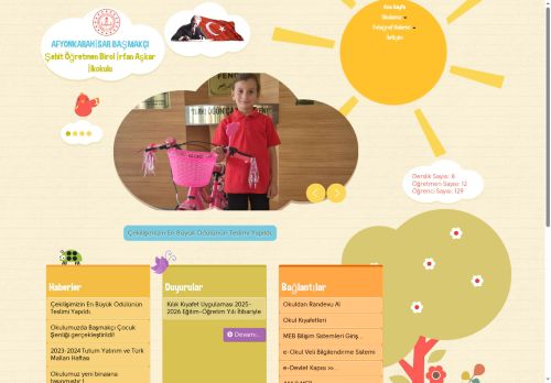 AFYONKARAHİSAR / BAŞ?MAKÇI - Ş?ehit Öğretmen Birol İrfan Aşkar İlkokulu