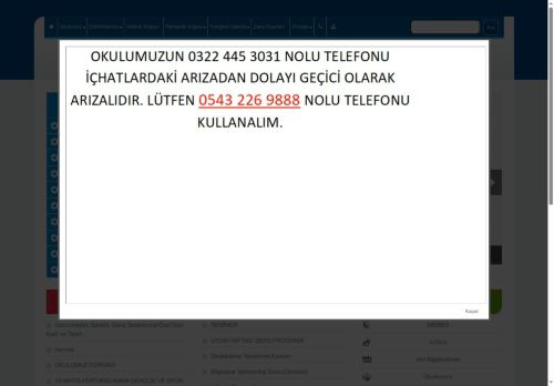 ADANA / SEYHAN - Şehit Mahmut Yeşilçam Ortaokulu