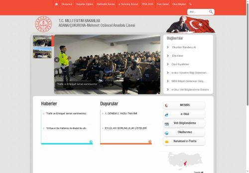 ADANA / ÇUKUROVA - Mehmet Özöncel Anadolu Lisesi