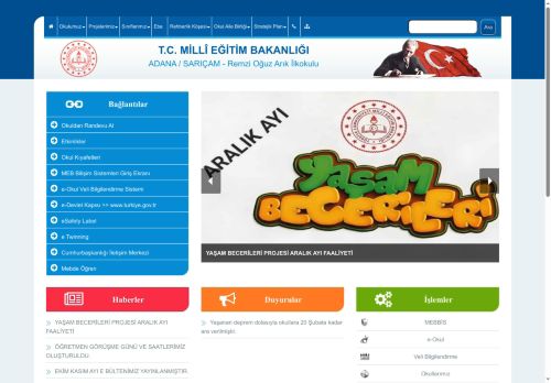 ADANA / SARIÇAM - Remzi Oğuz Arık İlkokulu