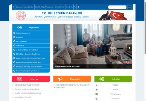 ADANA / ÇUKUROVA - Çukurova Borsa İstanbul İlkokulu