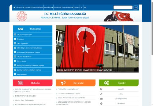 ADANA / CEYHAN - Toros Tarım Anadolu Lisesi