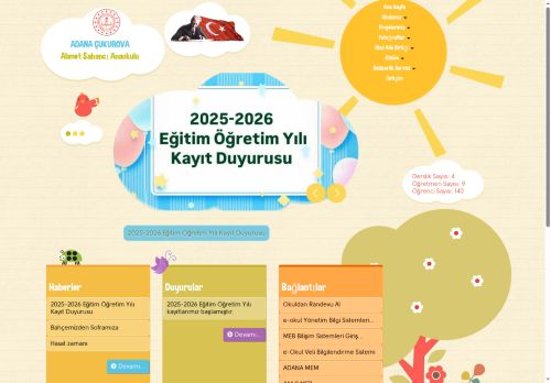 ADANA / ÇUKUROVA - Ahmet Sabancı Anaokulu