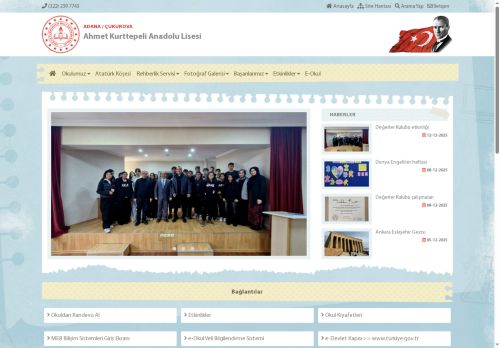 ADANA / ÇUKUROVA - Ahmet Kurttepeli Anadolu Lisesi