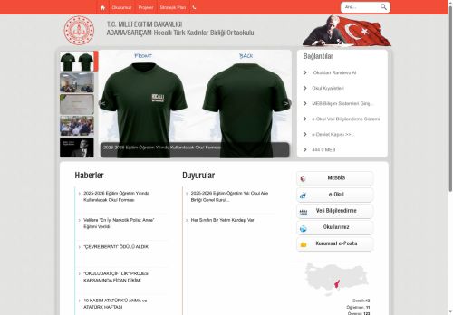 ADANA / SARIÇAM - Hocallı Türk Kadınlar Birliği Ortaokulu