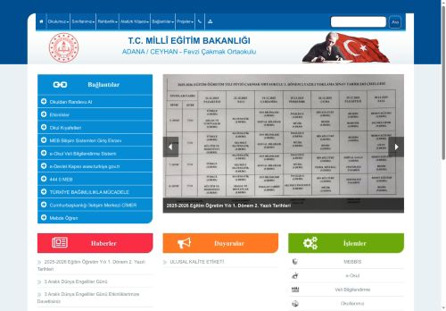 ADANA / CEYHAN - Fevzi Çakmak Ortaokulu