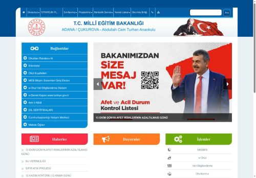 ADANA / ÇUKUROVA - Abdullah Cem Turhan Anaokulu