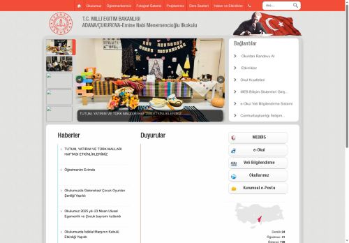 ADANA / ÇUKUROVA - Emine Nabi Menemencioğlu İlkokulu