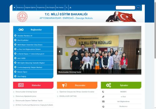 AFYONKARAHİSAR / EMİRDAĞ - Davulga İlkokulu