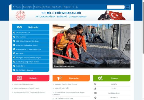 AFYONKARAHİSAR / EMİRDAĞ - Davulga Ortaokulu