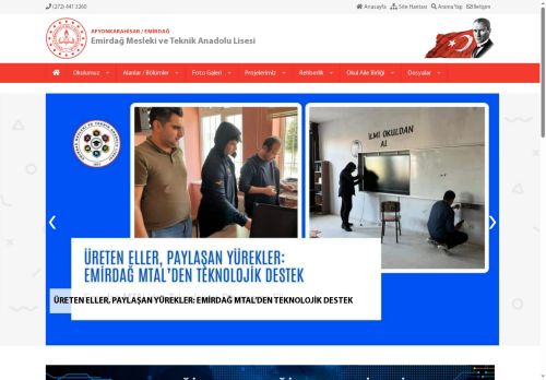 AFYONKARAHİSAR / EMİRDAĞ - Emirdağ Mesleki ve Teknik Anadolu Lisesi