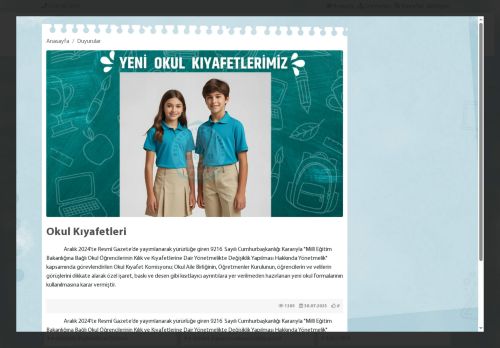 AFYONKARAHİSAR / EMİRDAĞ - Emirdağ Mustafa Çekiç Ortaokulu