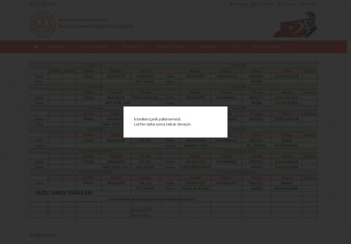 AFYONKARAHİSAR / EVCİLER - Evciler İmam Hatip Ortaokulu