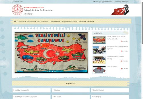 AFYONKARAHİSAR / EVCİLER - Gökçek Doktor Sadık Ahmet İlkokulu