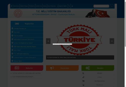 AFYONKARAHİSAR / BAYAT - Cumhuriyet İlkokulu