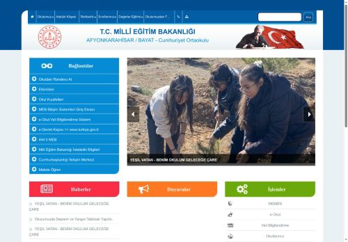 AFYONKARAHİSAR / BAYAT - Cumhuriyet Ortaokulu