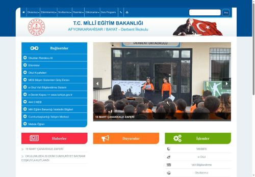 AFYONKARAHİSAR / BAYAT - Derbent İlkokulu