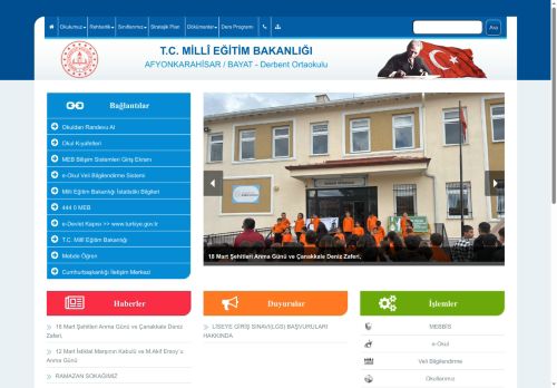 AFYONKARAHİSAR / BAYAT - Derbent Ortaokulu