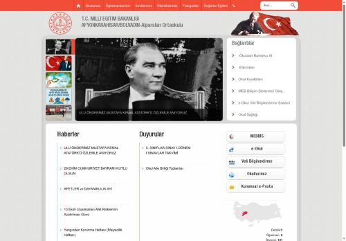 AFYONKARAHİSAR / BOLVADİN - Alparslan Ortaokulu