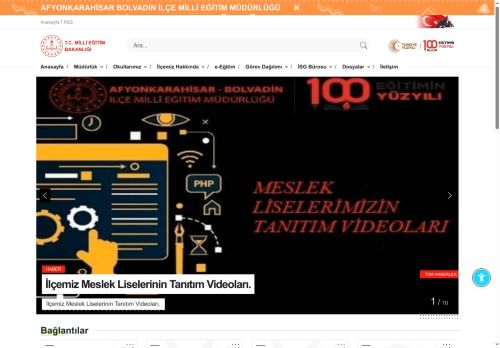 MEB AFYONKARAHİSAR - BOLVADİN İLÇE MİLLÎ EĞİTİM MÜDÜRLÜĞÜ