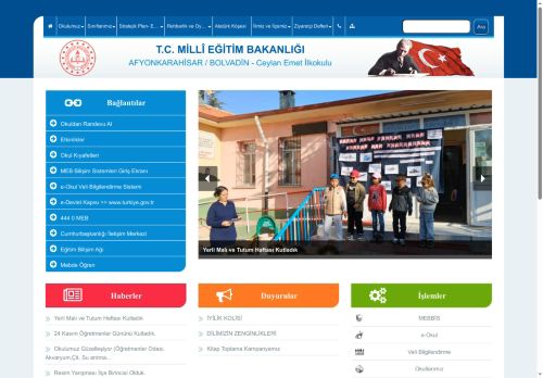 AFYONKARAHİSAR / BOLVADİN - Ceylan Emet İlkokulu